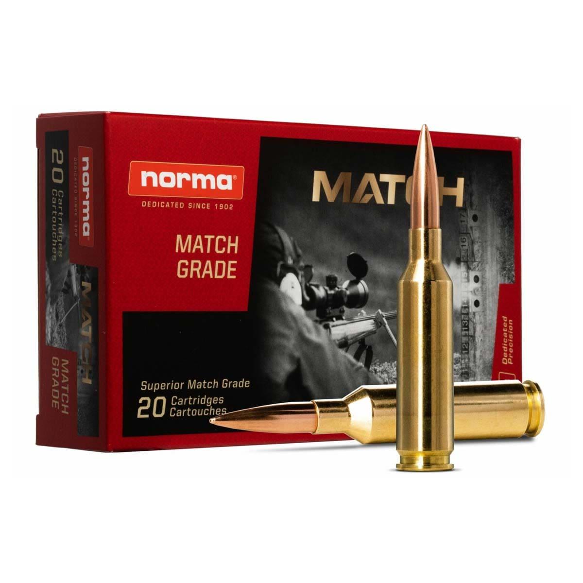 Norma Ammunition 10185442 Dedicated Precision Golden Target Match 338LapuaMag 250gr Hollow Point Boat Tail 20 Per Box/10 Case