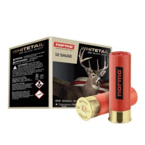 Norma WHITETAIL Shotshells 12 Gauge 2-3/4" 9 Pellet 1345 fps #00 25/ct