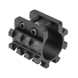 NcStar 12 Gauge Shotgun Tri-Rail Weaver Style Mount for 1" Mag Tube