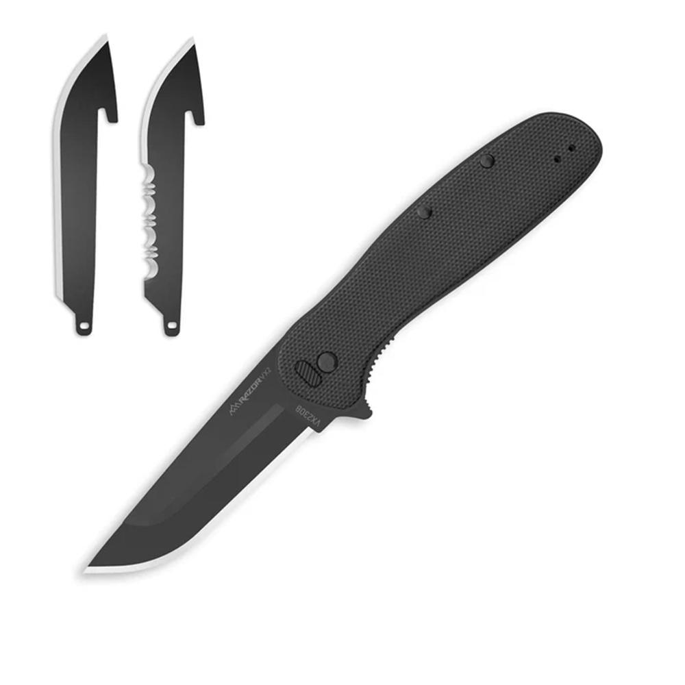 OUTDOOR EDGE RAZOR VX2 3" FLDR - Black G-10 SPRING ASSIST