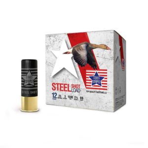 PPU Stars & Stripes Steel Shotshell 12 Gauge 3'' 1-1/8 oz 1500 fps #BB 25/ct