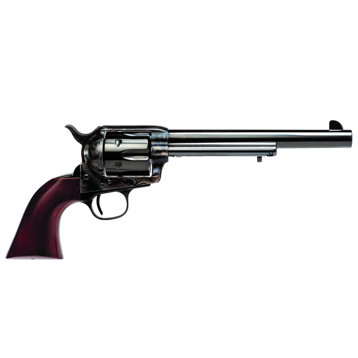 Cimarron PP514M00HN U.S. Calvary Henry Nettleton 45 Colt (LC) 6 Shot, 7.50" Blued Steel Barrel & Cylinder, Color Case Hardened Steel Frame, Walnut Grip, Exposed Hammer