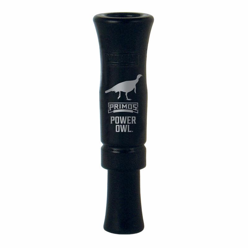 Primos 331 Power Owl Locator Open Call Owl Sounds Barred Owl Sounds Attracts Turkeys Black Acrylic