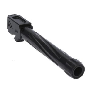 Rival Arms RA20G104A Precision V1 Match Grade 9mm Luger Compatible w/Glock 17 Gen5, 4.49" Threaded Black PVD Stainless Steel, Target Crown
