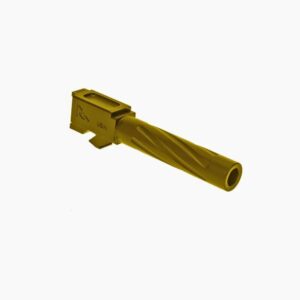 Rival Arms RA20G203E Precision V1 Match Grade 9mm Luger Compatible w/Glock 19 Gen5, 4.02" Fluted Gold PVD Stainless Steel