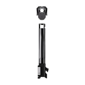 Radian Weapons R0842 Ramjet & Afterburner Combo 9mm Luger Compatible w/Glock 43, Black Stainless Steel