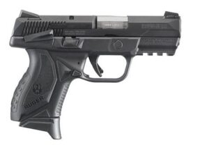 Ruger 8639 American Pistol Compact 9mm Luger 3.55" Barrel 17+1 Or 12+1, Black Polymer Frame With Picatinny Acc. Rail, Nitride Stainless Steel Slide, Ambidextrous Manual Safety