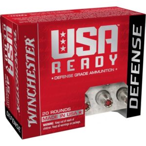 Winchester Ammo RED45HP USA Ready .45 ACP 200gr Hex Vent Hollow Point 20 Per Box/10 Case