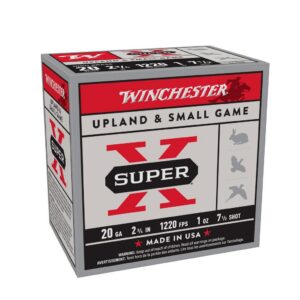 Winchester Ammo X207 Super X Heavy Game Load High Brass 20Gauge 2.75" 1oz 7.5Shot 25 Per Box/10 Case