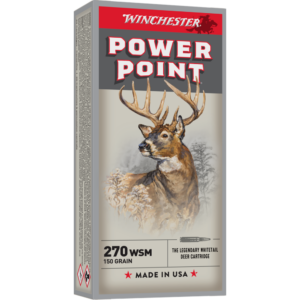 Winchester Ammo X270WSM Power-Point 270WSM 150gr 20 Per Box/10 Case