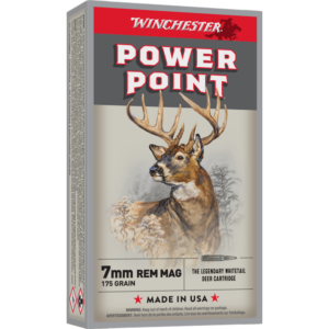Winchester Ammo X7MMR2 Super X 7mmRemMag 175gr Power Point 20 Per Box/10 Case