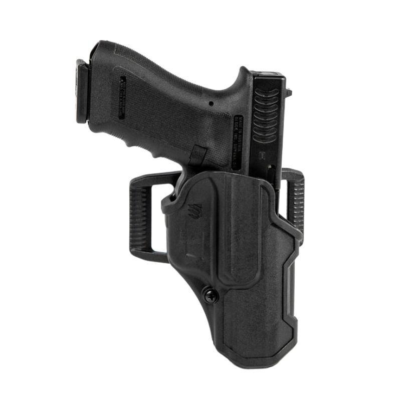 Blackhawk 410777BKR T-Series L2C Non-Light Bearing OWB Black Polymer Belt Slide Fits Springfield Hellcat Right Hand