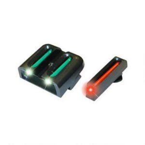 TruGlo TG131G3 Fiber-Optic Red/Fiber Optic Front Sight-Green/Fiber Optic Rear Sight Glock 42/43/43X