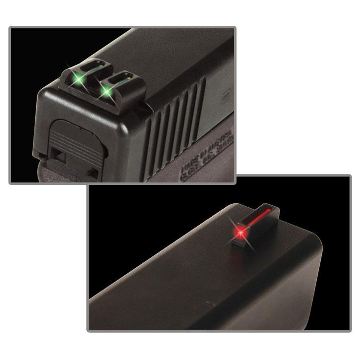 TruGlo TG131MP Fiber-Optic Red/Fiber Optic Front Sight-Green/Fiber Optic Rear Sight Smith & Wesson M&P/SD9/SD40