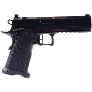 Alpha Foxtrot AF1911 Romulus Handgun 9mm Luger 17 & 20-Round Magazines 5" Bull Barrel Polished DLC Black RMSc Cut