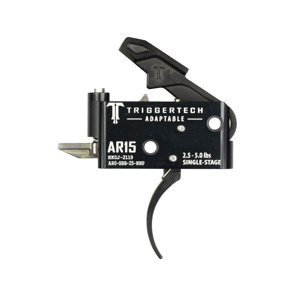 TriggerTech AR0SBB25NNP Adaptable Pro Curved Single-Stage 2.5-5.0 lbs Adjustable for AR-15