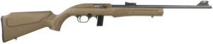 Rossi RS22L1811L RS22 Semi-Auto 22 LR 10+1 18" Black Barrel, Bronze Monte Carlo Stock/Rec, Fiber Optic Sights