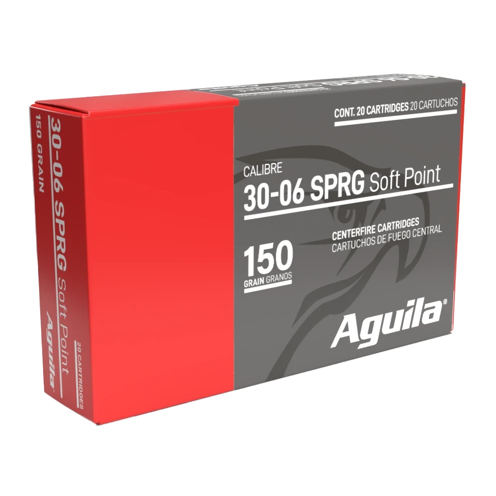 Aguila 8108AG 30-06Springfield 150gr InterLock Boat Tail Soft Point 20 Per Box/10 Case