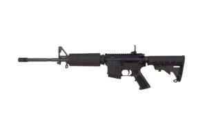 Bushmaster M4 Patrolman's Flat Top Rifle 5.56 NATO 10-Round Magazine 16" Barrel Black CA Compliant