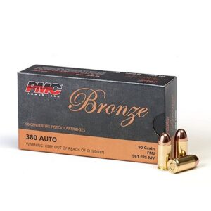 PMC .380 Auto 90GR. FMJ 50CT