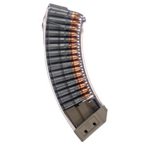 US Palm MA1119A Standard 30-Round 7.62x39mm Fits AK-47 Clear w/Flat Dark Earth Floor Plate