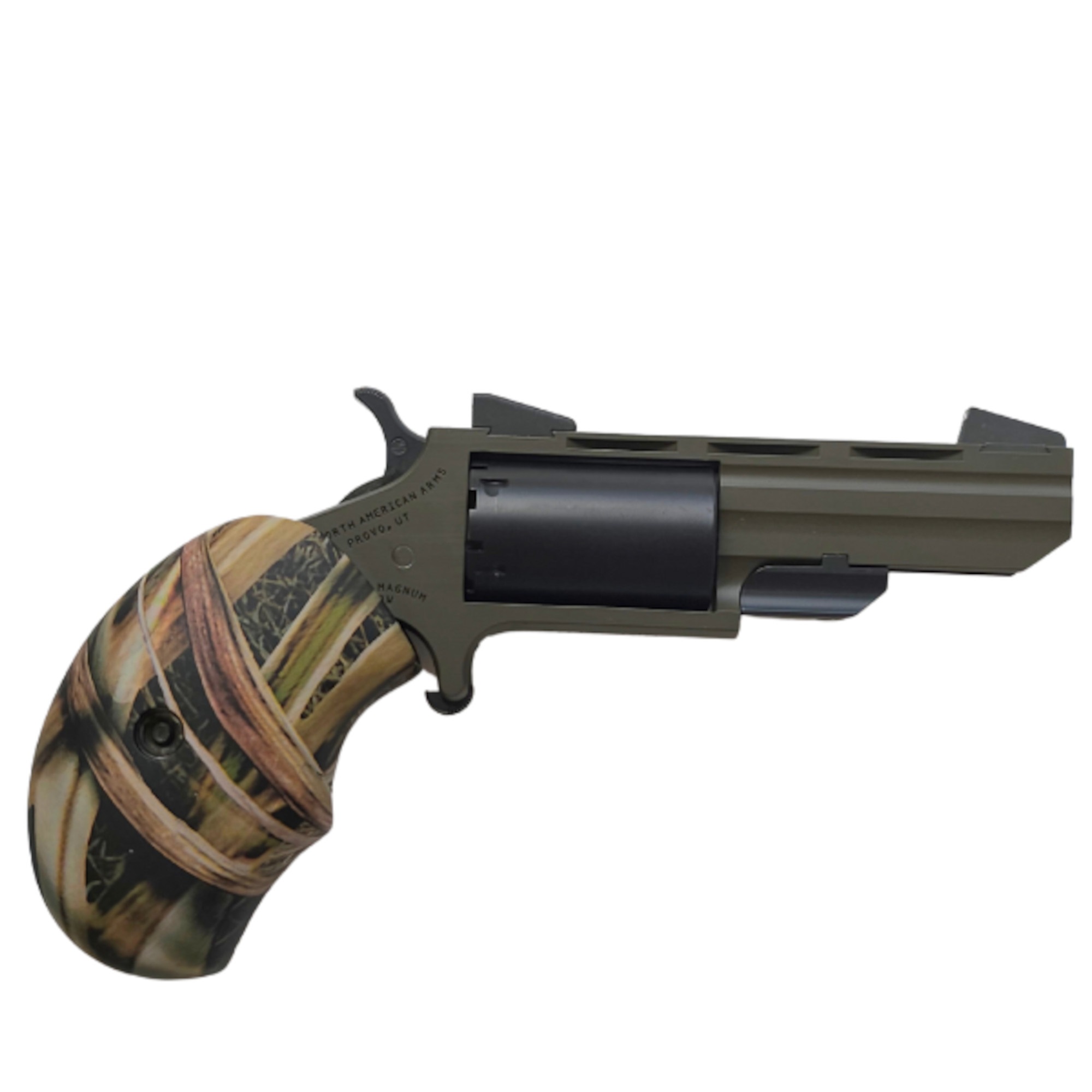 NORTH American ARMS .22 WMR 2" Green HUNTSMAN FS