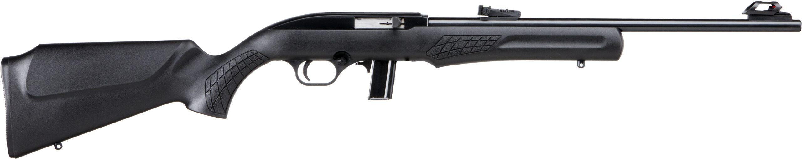 Rossi RS22L1811 RS22 Semi-Auto 22 LR Caliber with 10+1 Capacity, 18" Barrel, Blued Metal Finish & Monte Carlo Black Synthetic Stock Right Hand (Full Size)
