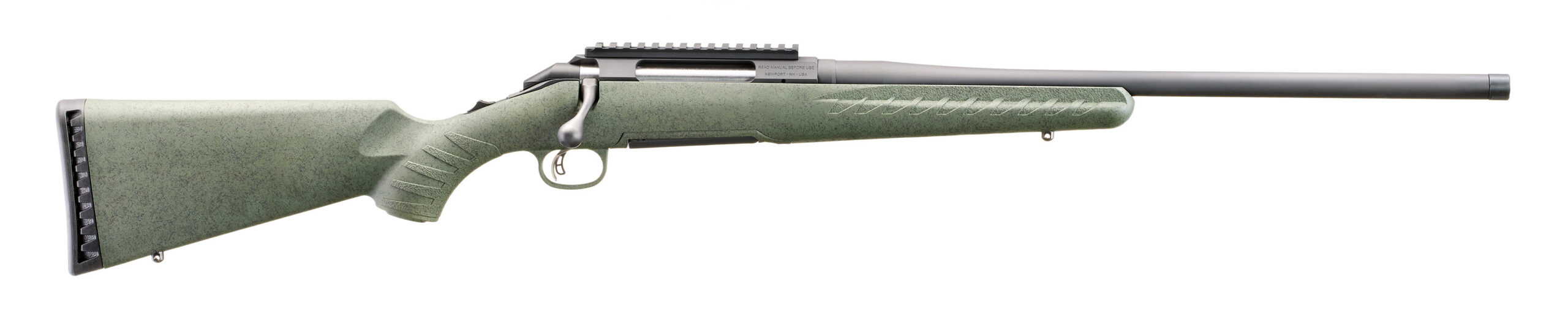 Glenfield 52003 Model A Full Size 270 Win 4+1 20" Matte Black Threaded Barrel, Matte Black Alloy Steel Receiver w/Picatinny Rail, Moss Green Splatter Fixed Synthetic Stock, Thread Protector