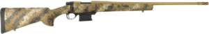 Howa M1500 Fence Line Mini Action Rifle .223 Rem 5-Round Capacity 22" Threaded Barrel Scorched Earth Camo Stock
