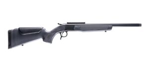 CVA CR4436 Scout 6.5 Creedmoor 1-Round 20" Blued Threaded Barrel, Blued Picatinny Rail Receiver, Stealth Gray Fixed Synthetic Stock