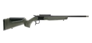 CVA CR4918 Scout Spur Compact 410 Gauge 1-Round 20" Blued Single Shot Barrel, Blued Receiver w/Picatinny Rail, OD Green & Black Synthetic Stock