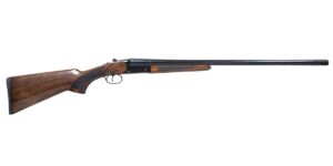 Pointer FT62028 FT6 Full Size 20 Gauge Break Open 3" 2-Round 28" Black Side By Side Barrel, Black Anodized Aluminum Receiver, Fixed Turkish Walnut Stock, Ambidextrous