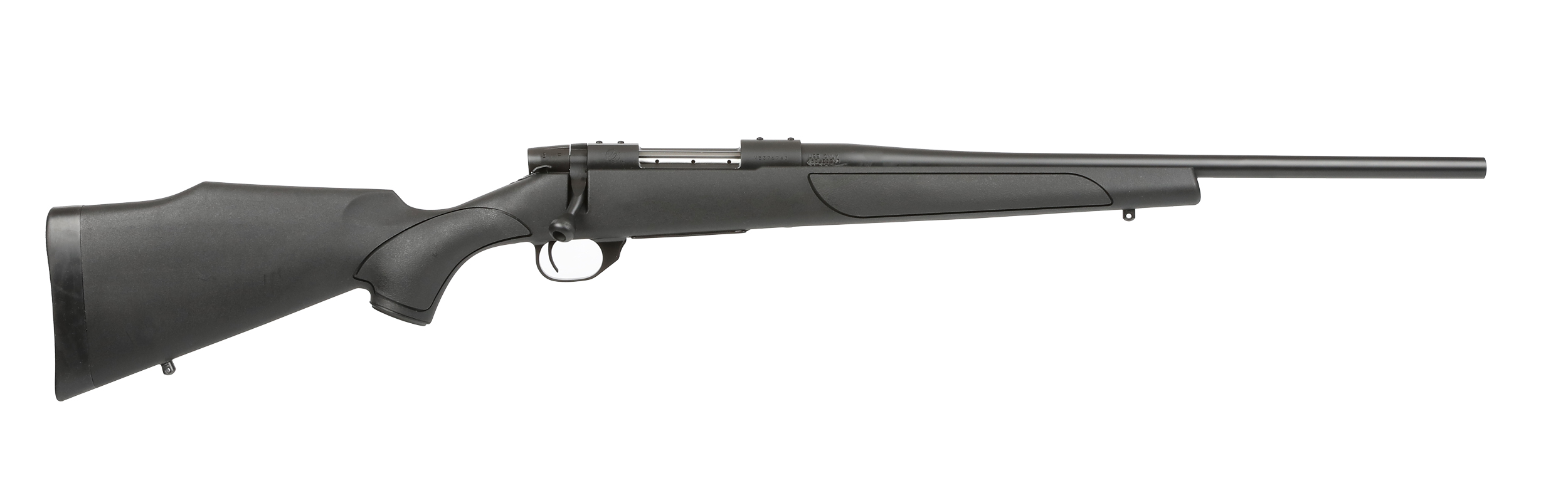Weatherby VTX308NR2T Vanguard Obsidian Full Size 308 Win 4+1 22" Blued #2 Contour Threaded Barrel, Blued Drilled & Tapped Steel Receiver, Black Monte Carlo Synthetic Stock