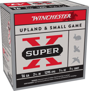 Winchester Ammo X16H7 Super X Heavy Game Load 16Gauge 2.75" 1 1/8oz 7.5Shot 25 Per Box/10 Case