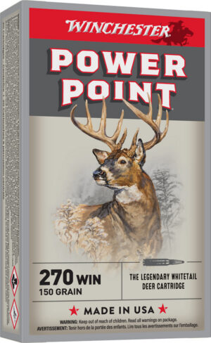 Winchester Ammo X2704 Power-Point .270 Win 150gr 20 Per Box/10 Case