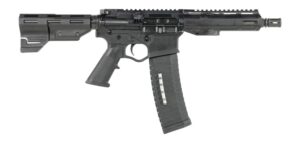 ATI ATIGAX5567ML60TBNS Alpha Maxx 5.56 NATO 60+1 7.50" Black Threaded Barrel, Black Receiver w/Picatinny Rail, Black Polymer Blade, Black A2 Grip